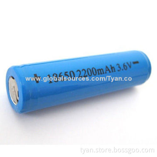 Good quality 18650 lithium rechargeable battery for e cig with 3.7V, 2000-2600mA